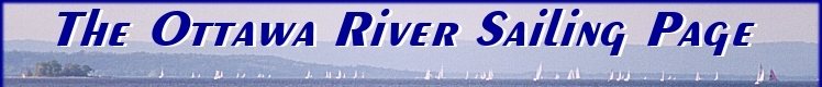 The Ottawa River - looking upriver - Aylmer Island to left